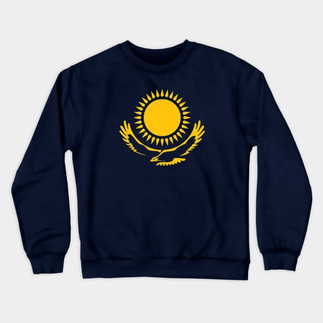 Borat Kazakhstan Flag Crewneck Sweatshirt by Bigfinz